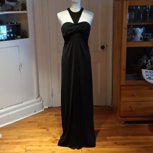 Jill Jill Stuart Y Front/Back Halter Gown